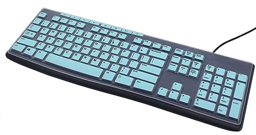 Ultra Thin Desktop PC Silicone Keyboard Cover Skin Protector Compatible for Logitech MK295 MK275 MK270 Wireless Keyboard, Logitech K200 K260 K270 MK200 MK260 Keyboard - Mint - color: Mint