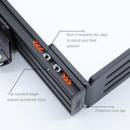 Flight Sim Hotas Desk Mount Compatible with Logitech X56,X52,X52 Pro/ Thrustmaster T-Flight Hotas X,SimTask Farmstick,Sol-R2,T16000M FCS/ VKB Gunfighter Mk.lll,Gladiator/Pro/Airrow/ VPC Mongoos T-50