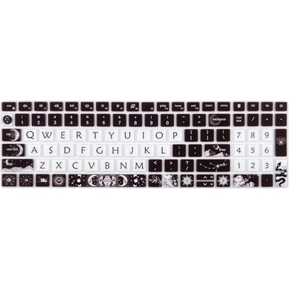Cute Keyboard Cover for Dell Inspiron 15 3000 5000 7000 3510 3511 3515 3525 3530 3535 5510 5515 5518 7510 15.6", Inspiron 16 7610, Vostro 15 3510 5510 5515, Latitude 3520, Sun and Moon - color: Sun and Moon