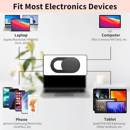 11 Pack Webcam Cover Slide Ultra-Thin Laptop Camera Protector Compatible with Laptop Computer iPad Phone 003in Thick Web Blocker Protect Your Privacy and Security