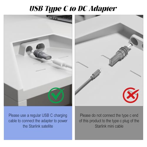 2PCS Type C USB-C Female Input to DC, 20V USB C to DC Power Cable Adapter, 5.5mm X 2.1mm 100W PD Power Cable