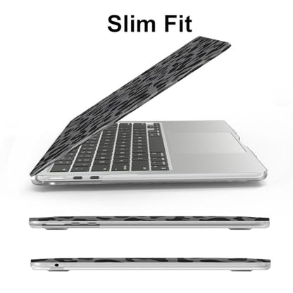 AKIT for MacBook Air 13 inch Case M5 M4 M3 M2 2026-2022, Black Leopard | A3449 A3240 A3113 A2681, Aesthetic Pattern Hard Shell Laptop Case+Screen Protector+Keyboard Cover for MacBook Air 13.6 inch - color: Black Leopard