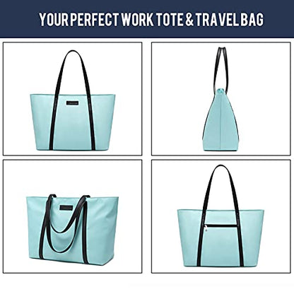 BUG Lightweight Women Laptop Tote Bag for Work, Casual Handbag for Travel Beach College Teacher - color: Navy