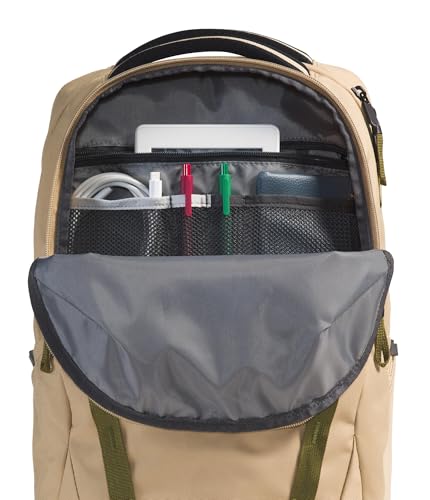 The North Face Vault Everyday Laptop Backpack, Khaki Stone/Blk, One Size | Commuter Travel Bag, Water-Repellent Finish, Spacious Compartment - color: Khaki Stone/Tnf Black