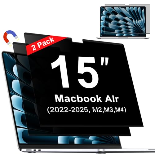 Magnetic Privacy Screen for Macbook Air 15 Inch (2023-2026, M2, M3, M4, M5) - size: macbook air 15 inch