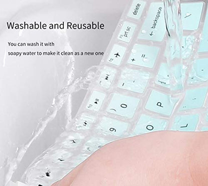 CaseBuy Keyboard Cover Skin for HP Chromebook 11A G8 / G8 EE / 11MK G9 / 11MK G9 EE, HP Chromebook 11 11a-na0010nr/21nr/30nr/40nr/50nr/60nr, HP Chromebook x360 11 G3 EE, Ombre Mint - color: Ombre Mint