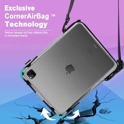 12.9 Inch Tablet Sleeve, Compatible with iPad Pro 12.9 (6th–3rd Gen, M4/M2/M1) with Magic Keyboard, Smart Keyboard Folio, Slim Folio Pro Case & More – Slim, Shockproof, Water-Resistant Case, Grey - color: Grey, size: 12.9 inch