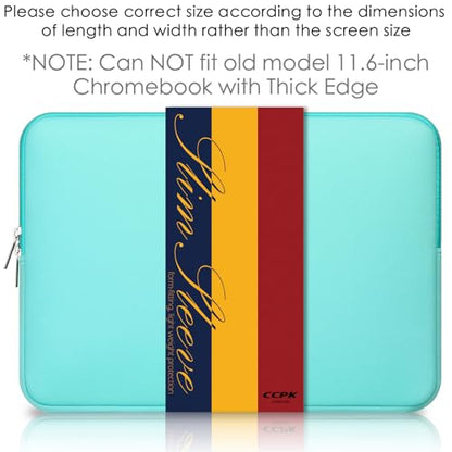 11.6 inch Laptop Case Compatible with 12 inch MacBook Air 11 inch ASUS Vivobook Go Lenovo 100e Gen 4 Acer Gateway Chromebook 311 Computer Accessories Bag Sleeve Cover Carrying Case 11 inch, Mint - color: Mint Green, size: 11.6" / Old 11-12 Inch MacBook