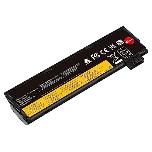 TREE.NB 72Wh 61++ 01AV427 01AV425 Battery for Lenovo ThinkPad T480 T470 P51S P52S T570 T580 A485 A475 TP25 Series 4X50M08812 01AV427 01AV425 01AV422 01AV492 01AV490 10.8V 72Wh 6600mAh 6-Cell - size: 8.2x2.6x1inch 01AV427