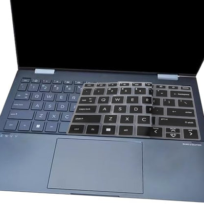 Keyboard Cover for HP Envy x360 13-bf 13t-bf 13-bf0013dx 13-bf0797nr 13t-bf000 13-bf0121TU 13-bf0123TU 13-bf0059tu 13.3 inch Laptop Skin(NOT for Envy 13-ba 13-bd 13-be Series)-Black - color: Black