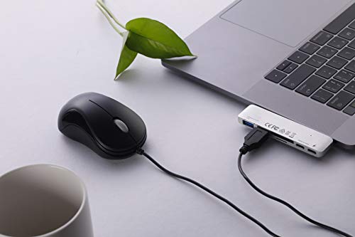 USB Mouse 2 Pack Computer Mouse Ergonomic Optical Wired Mice for Office and Home,Compatible with Computer Laptop PC Desktop Black by SOONGO - color: Blackdouble
