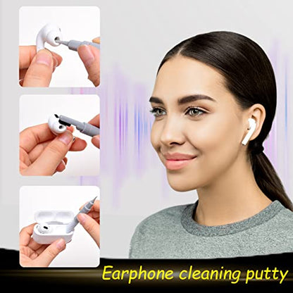 Camkix 6-in-1 Electronics Cleaning Kit - Key Puller, Flocking Sponge Cleaner, Pen Nibs, Cleaning Cloths - Keyboards, Earbuds, Hearing Aids- Cleaner for Smartphones, Laptops, PC Monitors, Cameras - size: 6-in-1 Electronics Cleaning Kit