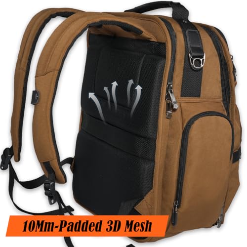 WELKINLAND 24H Business Backpack for Men with Toiletry Bag, 16" Laptop Executive Backpack for Mens, 28L Business Computer Backpacks, Heavy Duty Laptop Backpack, Carry-on Executive Backpacks for Men