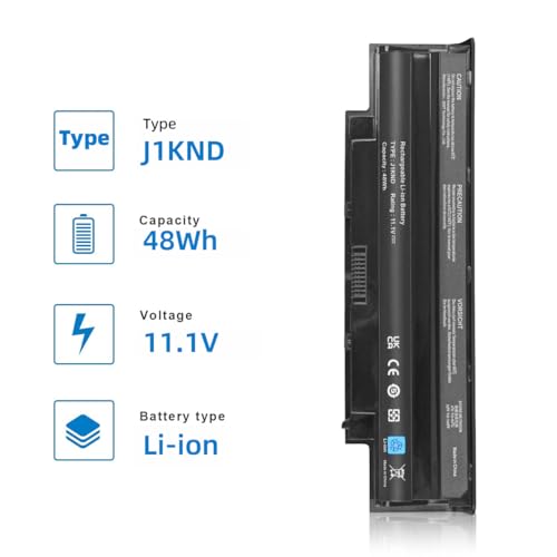 J1KND Laptop Battery for Dell N5110 N5010 N5030 N5040 N5050 N7010 N7110 N4010 N4110 M5010 M5030 M5040 M5110 3420 3520 Vostro 3450 3550 3750 4T7JN 07XFJJ 04YRJH