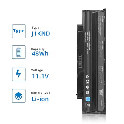 J1KND Laptop Battery for Dell N5110 N5010 N5030 N5040 N5050 N7010 N7110 N4010 N4110 M5010 M5030 M5040 M5110 3420 3520 Vostro 3450 3550 3750 4T7JN 07XFJJ 04YRJH