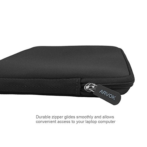 ARVOK 15 15.6 16 inch Laptop Sleeve Case, Water-Resistant Notebook Computer Pocket Tablet Briefcase Carrying Bag Pouch Skin Cover for HP/Dell/Lenovo/Asus/Acer, Black - color: Black, size: 15.6 inch
