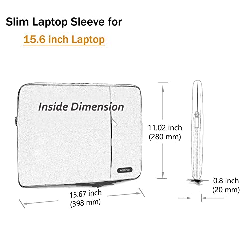 Hseok Laptop Sleeve 15.6 16 inch Case Compatible with MacBook Neo 16, MacBook Pro 16" M5/M4/M3/M2/M1, MacBook Air Pro 15", XPS 16, Most 15" 15.6" 16" Notebooks,B01F01 - color: B01F01, size: 15.6"