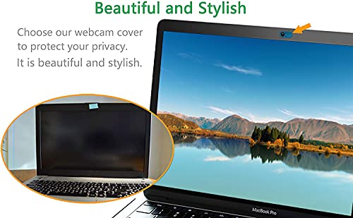 CloudValley Laptop Camera Cover Slide, Metal 0.023 Inch Ultra-Thin, 2 Pack | Webcam Cover for MacBook Pro / Air, Laptop, iMac, iPad, iPhone 8/7, PC Accessories, Privacy Web Camera Protection, Blue - color: Blue-2 Pcs