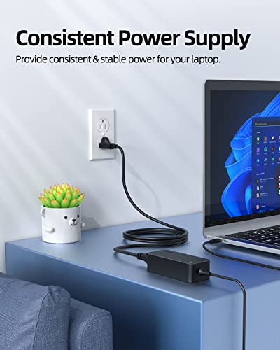 Superer 65W USB C Laptop Charger for Lenovo ThinkPad X1 Carbon T16 T14 T14s T15 E14 E15, Yoga 6 7, IdeaPad Slim 3 5, Chromebook C330 S330, Thinkbook 13s 14 15 16 - Type C AC Adapter Power Supply