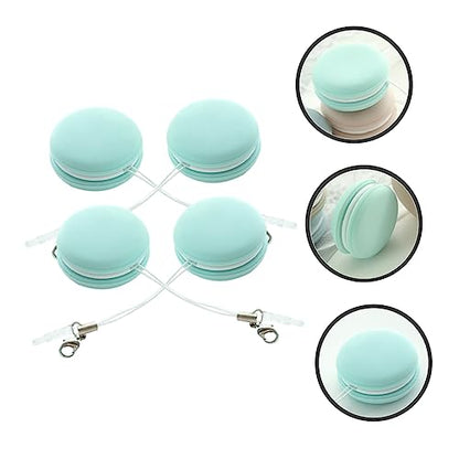 Amosfun 12pcs Macaron Shape Screen Lens Cleaning for Glasses Phone Eyewear Stain Fingerprints Reusable - color: Light Greenx3pcs, size: 3.5X3.5X1.6CMx3pcs