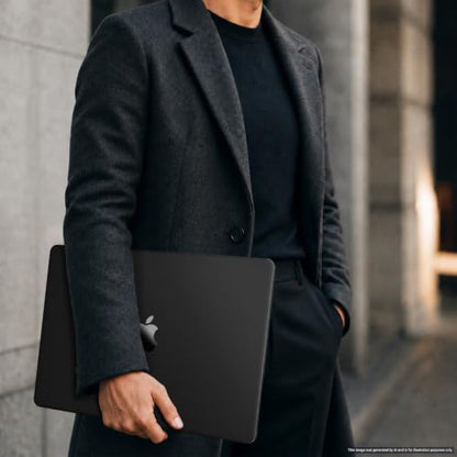 MOSISO Compatible with MacBook Pro 14 inch Case M5 M4 M3 M2 M1 2026-2021 | Ultra-Thin Seamlessly Closes Crack-Resistant Protective Hard Matte Shell&Keyboard Cover, Space Black Clear - color: Space Black Clear