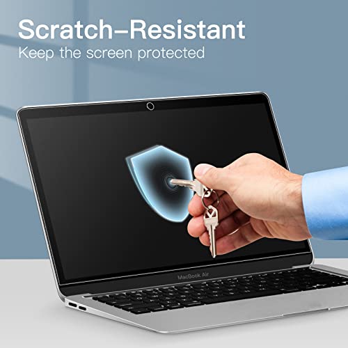 JETech Screen Protector for MacBook Pro 13-Inch (2016-2022, M1/M2) / MacBook Air 13-Inch (2018-2020, M1), Anti-Glare Film Matte, Anti-Fingerprint, 2-Pack - size: MacBook Pro/Air 13 Inch