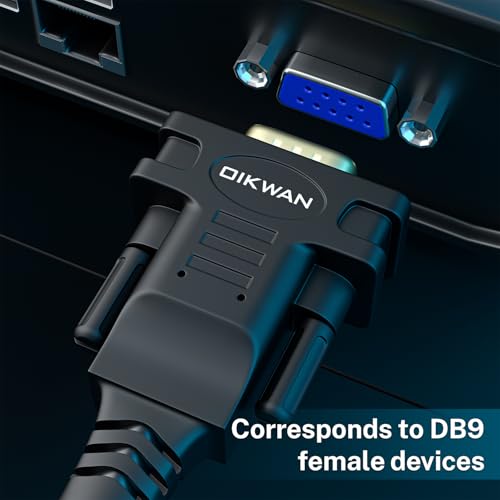 USB to Serial Adapter, USB 2.0 to RS232 Serial DB9 Male 9-Pin Adapter Cable with FT232 Chip-6Feet. NOT Used for VGA Monitor. - size: 6FT, style: RS-232 DB9 Male to USB