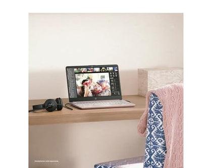 Customized Elite HP 14" HD Laptop, 4GB, 128GB, Intel 4-Core, 1-Year Office | Windows 11 | RAM Upgradable to 16GB | 1-Year Microsoft 365 & 1TB Cloud Storage | Rose Gold | Retains HP Warranty