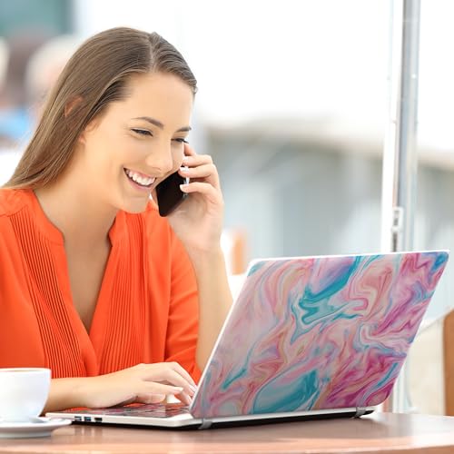 Laptop Skin Decal HP 14" - Marbling, Laptop Cover Sticker, No Cutting Required, No Bubble, Waterproof, Scratch Resistant - Including Wide Screen and Wrist Pad - size: 14 inch