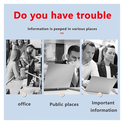 Anti Blue Light Glare & Anti Scratch Computer Privacy Shield Removable Laptop Privacy Screen Anti Glare Blue Light Screen Protector Fully Removable(11.6inch/25.6x14.4 cm) - size: 11.6inch/25.6x14.4 cm