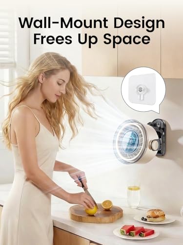 Clip on Fan, Rechargeable USB Fan with Sturdy Clamp, LED Display, 100 Speeds, 3000mAh Battery, 360° Rotation, 5.5 Inch Portable Fan for Stroller Bed Camping Treadmill Car White - color: White