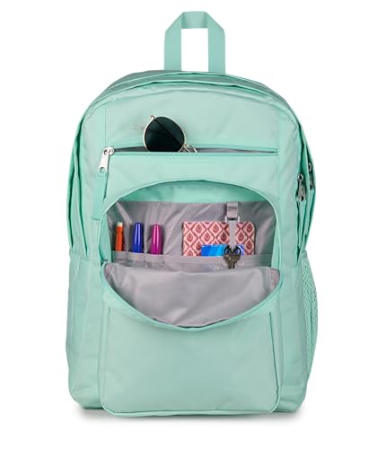 JanSport Laptop Backpack - Computer Bag with 2 Compartments, Ergonomic Shoulder Straps, 15” Laptop Sleeve, Haul Handle - Magic Mint - color: Magic Mint