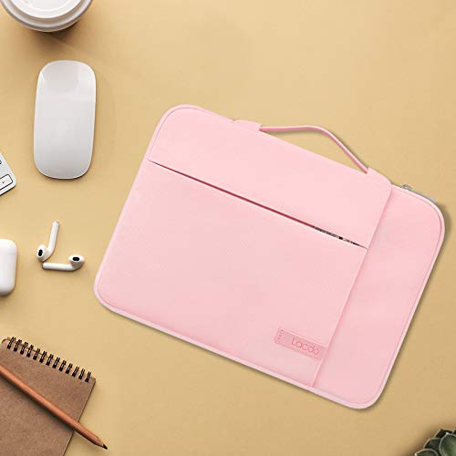 Lacdo 360° Protective Laptop Sleeve Case for 13 inch MacBook Air M5 A3449 (2026), M4 A3240 2025, M3 A3113 A2681 A2337 | 13" MacBook Neo A18 Pro A3404 (2026) | iPad Air/Pro 13 M5 Computer Bag, Pink - color: Pink, size: New MacBook Air/Neo/Pro 13 Inch