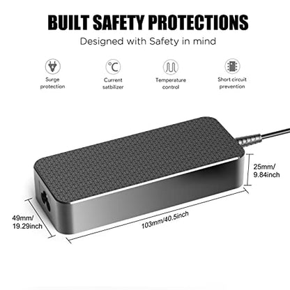 KFD 140W USB C Charger PD3.1 GaN Power Adapter for MacBook 16 MSI Titan Asus ROG Dell Ailienware/XPS HP Omen Max 16 Lenovo Samsung Galaxy Gaming Laptop Avalon Nano 3 Bitcoin Miner 28V 5A Power Supply