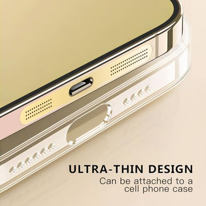 MysticHome for iPhone 17/16 Pro Accessories, 5 Pcs Cell Phone Speaker Anti-Dust Plugs, 1 Pcs USB C Dust Plug, Compatible with Speaker Dust Cover,Golden - color: Golden