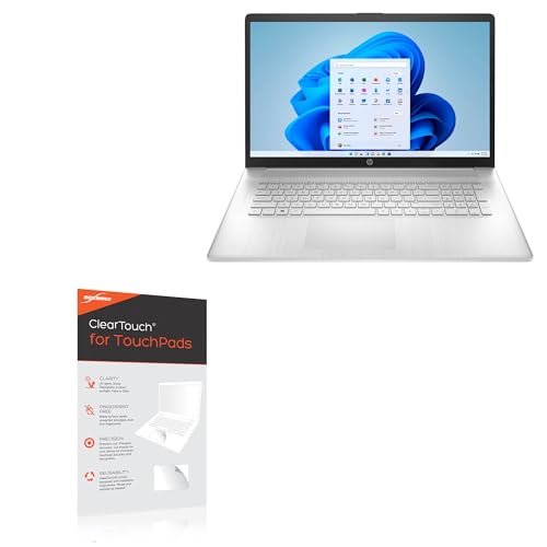 BoxWave Touchpad Protector Compatible with HP HD+ Laptop (17-cn0003dx) - ClearTouch for Touchpad (2-Pack), Pad Protector Shield Cover Film Skin