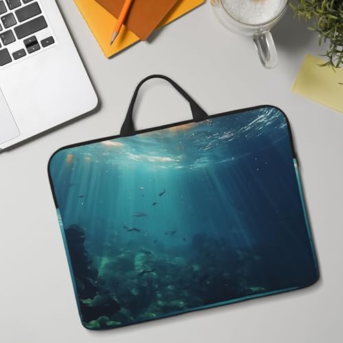 14 Inch Laptop Sleeve Case Waterproof Lightweight Laptop Case Bag Sea Travel Laptop Bags With Handle Briefcase Messenger Bag For Women Men