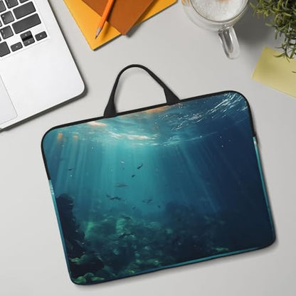 14 Inch Laptop Sleeve Case Waterproof Lightweight Laptop Case Bag Sea Travel Laptop Bags With Handle Briefcase Messenger Bag For Women Men