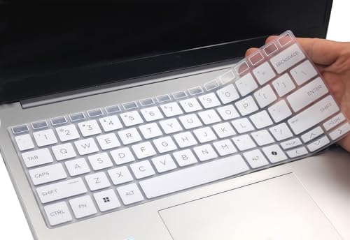 Silicone Keyboard Skin Cover Compatible for 2024 HP ProBook 440 G11 14 inch & HP ProBook 445 G11 14" Laptop & HP EliteBook 640 645 G11 14" (NOT for ProBook 440 445 G10/G9/G8/G7/G6/G5) (White) - color: White, size: Compatible for HP ProBook 440 G11 14 "