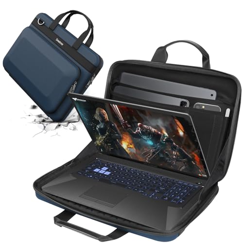 Smatree Heavy Duty Hard Case for 18 inch ASUS ROG Strix Scar 18 2025/2024 | for 18 inch ASUS ROG Strix Scar 18 2023 Gaming,ROG Strix G18 2025/2024/2023 Water-Resistant Handbag,Blue(A800XL) - color: Blue-18 Inch, size: For 18 inch ASUS Gaming Laptop