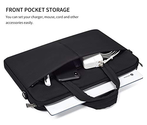 17-17.3 Inch Laptop Case Sleeve for HP 17.3/ Pavilion 17/ Envy 17/ OMEN 17, Acer Chromebook 17, Asus Vivobook Pro, Dell Inspiron 17 Notebook Computer Bag(Black) - color: Black, size: 17.3 Inch