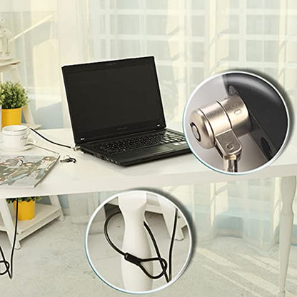 Laptop Cable Lock Hardware Security Cable Lock Anti Theft Combination Lock for iPad Tablet Laptop MacBook and All Other Notebooks and Tablets - color: Computer lock A