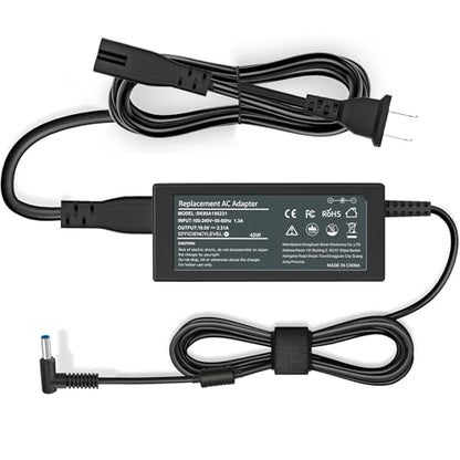 SZGUDULO 45W 19.5V 2.31A Charger for HP Laptop Computer Smart Blue Tip | Compatible with HP Pavilion x360 11 13 15, Zbook 14u G4 G5 15u 15, Notebook 14 15 17, Stream11 13 14, ProBook, EliteBook - color: black-4