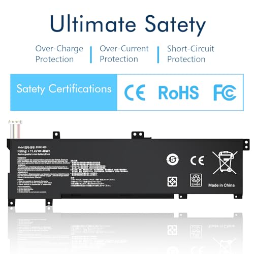 B31N1429 Laptop Battery Replacement for ASUS A501L A501LB A501LX K501L K501LB K501LX K501LX-NH52 K501U K501UB K501UX K501UW K501UX-AH71 K501LX-NB52 11.4V 48Wh - color: B31N1429