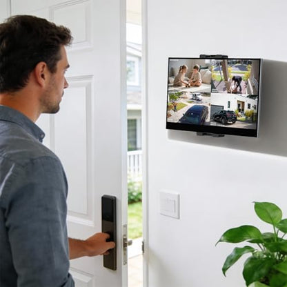 Tablet Wall Mount Ipad Holder, 4.7-15.6" | 360° Adjustable, iPad, Galaxy Tab, Sturdy Aluminum, For Home, Office & Public Spaces - size: No Arm Pro-Up to 15.6"