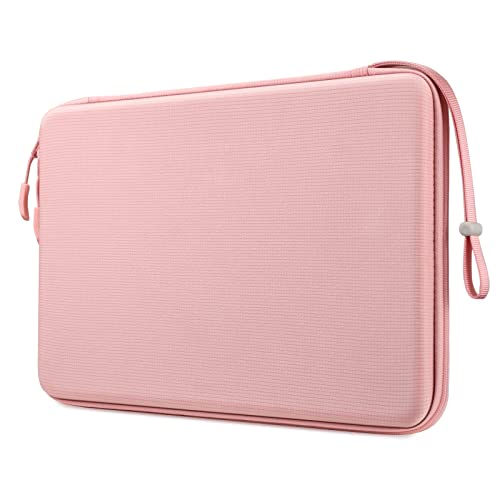 FINPAC 15.6-inch Hard Laptop Sleeve Case Compatible with 15.6 Inch Acer Aspire, Shockproof Computer Carrying Case for HP Dell Razer Samsung Laptop Chromebook, Pink - color: Pink, size: 15.6-inch Laptop/Chromebook