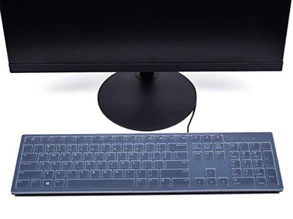 CASEDAO Clear Keyboard Cover Compatible with Dell KB216 KB216p KB216d / KM636 Wireless Keyboard, Dell Optiplex 5250/3050/3240/5460/7450/7050,Dell Inspiron AIO 3475/3670/3477 All-in one Desktop - color: Clear (for Dell KB216 KM636 Keyboard)