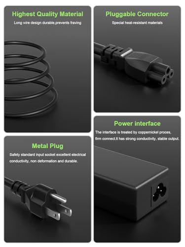 65W 45W Smart Blue Tip Compatible with HP Envy x360 13 15 17& Elitebook 840 850& Pavilion& ProBook& Stream& Notebook& Spectre 13 Chromebook 11 14 Zbook 14u 15u Laptop Power Adapter