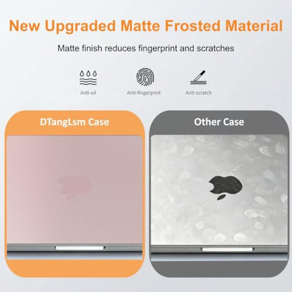 Matte Finish Case for MacBook Neo 13 inch 2026 Model A3404, Blush Clear | Exact Fit Scratches & Fingerprints Resistant, Ultra-Thin Matte Frosted Protective Hard Shell Mac Neo Case and Keyboard Cover - color: Blush Clear