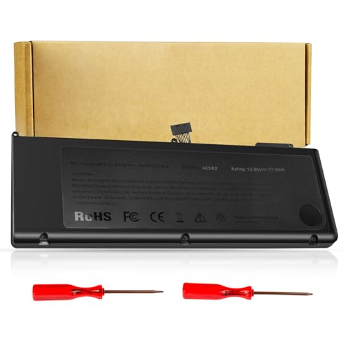 Futurebatt A1286 A1382 Laptop Battery for MacBook Pro 15 inch Mid 2012 Early 2011 Late 2011 Replacement for MacBook Pro 8,2 9,1 - size: A1382 12.13*3.70*1.77 in